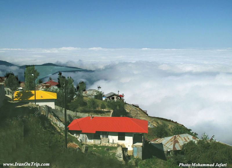 روستای ابر فیلبند - سرزمین ابرها - جنگل ابر فیلبند - ایران در سفر