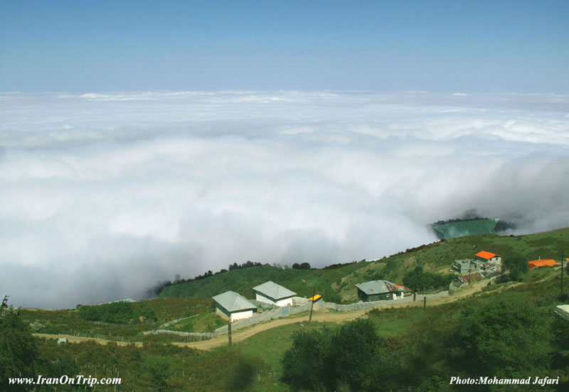 روستای ابر فیلبند - سرزمین ابرها - جنگل ابر فیلبند - ایران در سفر