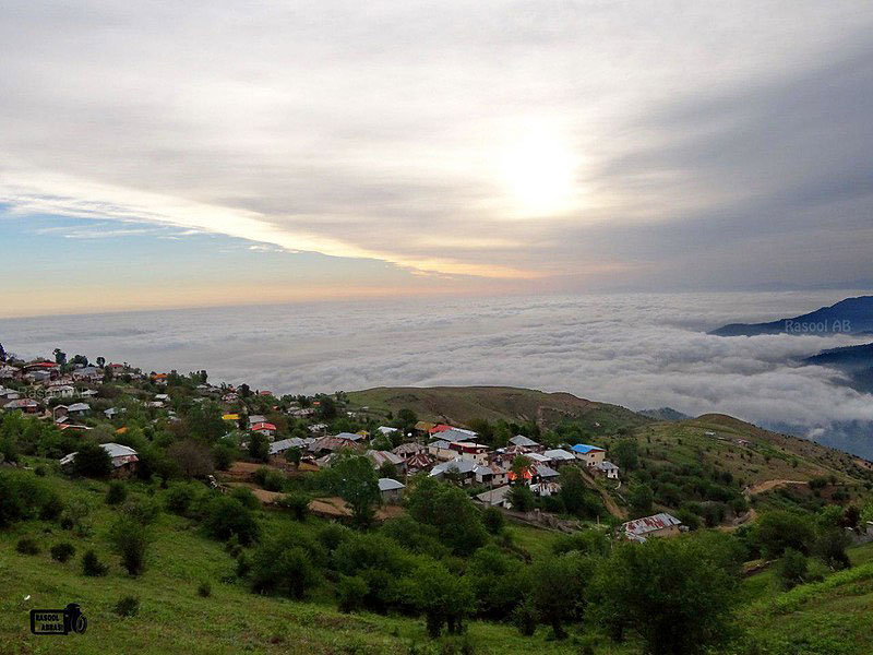 روستای ابر فیلبند - سرزمین ابرها - جنگل ابر فیلبند - ایران در سفر